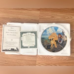The Bradford Exchange Disney Lion King "The Circle Of Life" 7.5” Collector Plate